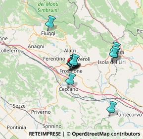 Mappa Piazzale De Matthaeis, 03100 Frosinone FR, Italia (9.93583)