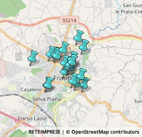 Mappa Piazzale De Matthaeis, 03100 Frosinone FR, Italia (1.0445)