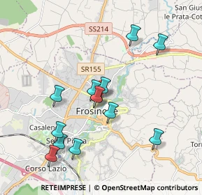 Mappa Piazzale De Matthaeis, 03100 Frosinone FR, Italia (1.92462)