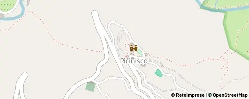 Mappa Picinisco