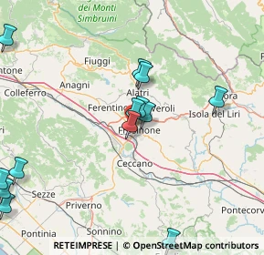 Mappa Via Cavoni, 03100 Frosinone FR, Italia (20.63846)