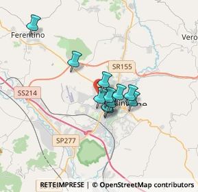 Mappa Via Cavoni, 03100 Frosinone FR, Italia (2.32545)