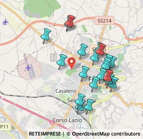 Mappa Via Cavoni, 03100 Frosinone FR, Italia (1.8865)