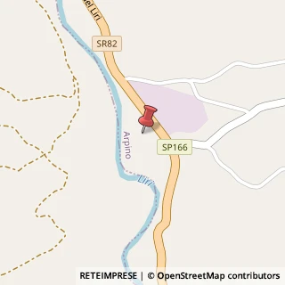 Mappa Via Vano Scaffa, 28, 03033 Arpino, Frosinone (Lazio)
