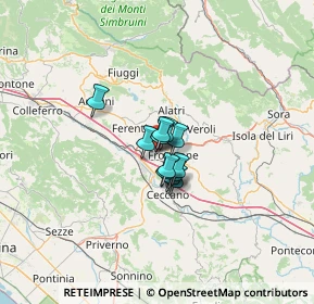 Mappa Via Tumoli, 03100 Frosinone FR, Italia (6.19083)