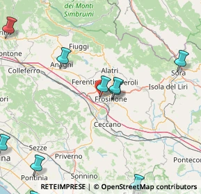 Mappa Via Tumoli, 03100 Frosinone FR, Italia (28.6975)