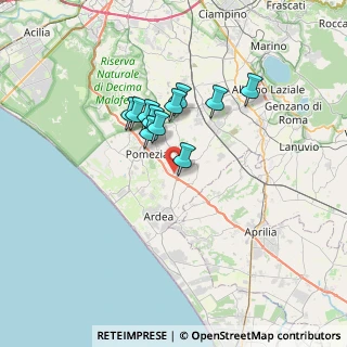 Mappa Via Pontina Vecchia, 00071 Ardea RM, Italia (5.38818)