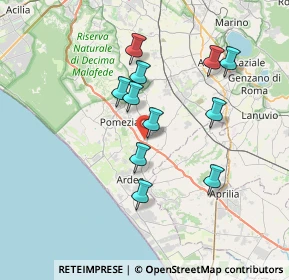Mappa 00071 Ardea RM, Italia (6.74091)