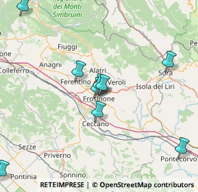 Mappa Via Lago Maggiore, 03100 Frosinone FR, Italia (30.44938)