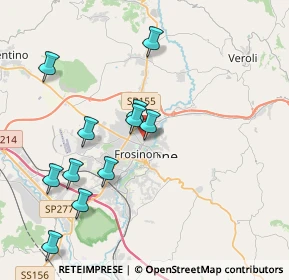 Mappa Via Lago D'Iseo, 03100 Frosinone FR, Italia (4.635)