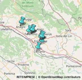 Mappa Via Lago D'Iseo, 03100 Frosinone FR, Italia (8.68)