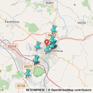 Mappa Via degli Etruschi, 03100 Frosinone FR, Italia (2.53)
