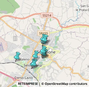 Mappa Via Pescennio Nigro, 03100 Frosinone FR, Italia (1.47818)