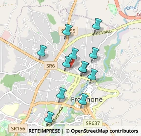 Mappa Via Pescennio Nigro, 03100 Frosinone FR, Italia (0.81167)