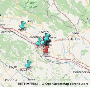 Mappa Via Pescennio Nigro, 03100 Frosinone FR, Italia (6.13727)