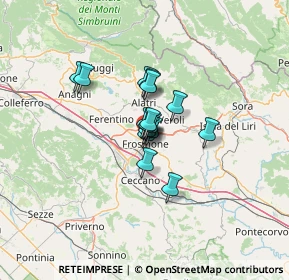 Mappa Via Pescennio Nigro, 03100 Frosinone FR, Italia (7.30875)