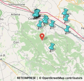 Mappa Via Plebiscito, 00030 Montelanico RM, Italia (8.22214)
