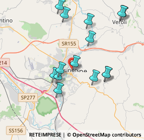 Mappa Via Cesare Battisti, 03100 Frosinone FR, Italia (4.11643)