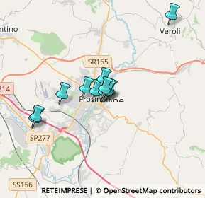 Mappa Via Cesare Battisti, 03100 Frosinone FR, Italia (2.52)