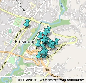 Mappa Via Cesare Battisti, 03100 Frosinone FR, Italia (0.272)