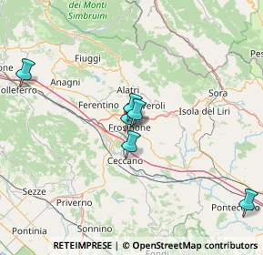 Mappa Via Cesare Battisti, 03100 Frosinone FR, Italia (32.80846)