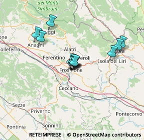 Mappa Via Cesare Battisti, 03100 Frosinone FR, Italia (10.59)