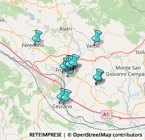 Mappa Via San Lorenzo, 03100 Frosinone FR, Italia (4.63)