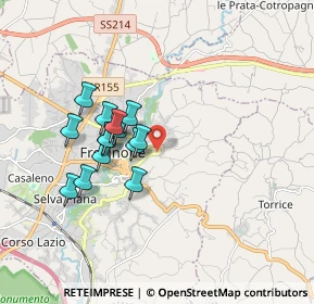 Mappa Via San Lorenzo, 03100 Frosinone FR, Italia (1.58357)