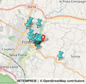 Mappa Via San Lorenzo, 03100 Frosinone FR, Italia (1.16133)