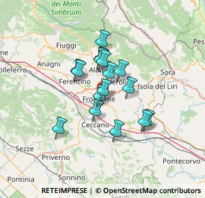 Mappa Via San Lorenzo, 03100 Frosinone FR, Italia (10.21313)