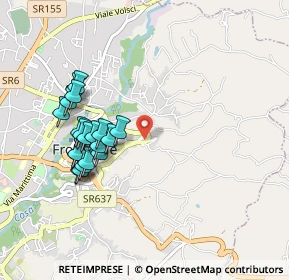 Mappa Via San Lorenzo, 03100 Frosinone FR, Italia (0.982)