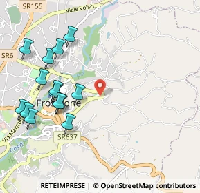 Mappa Via San Lorenzo, 03100 Frosinone FR, Italia (1.245)