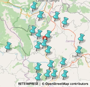 Mappa LOC. VALLE SAN MARTINO, 86070 Rocchetta a Volturno IS, Italia (9.4195)