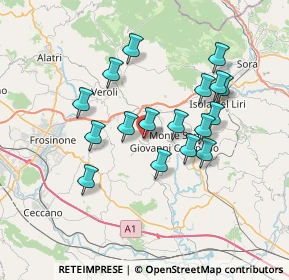 Mappa Via Santa Maria, 03022 Boville Ernica FR, Italia (6.67765)