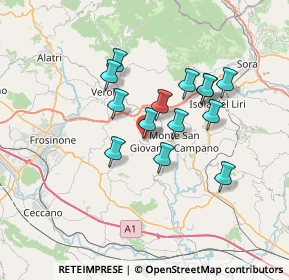 Mappa Via Santa Maria, 03022 Boville Ernica FR, Italia (5.97071)