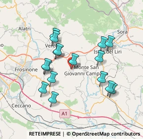 Mappa Via Santa Maria, 03022 Boville Ernica FR, Italia (7.12438)