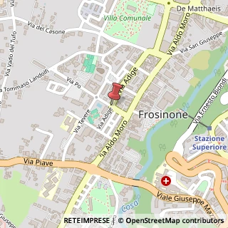 Mappa Via Adige,  59, 03100 Frosinone, Frosinone (Lazio)