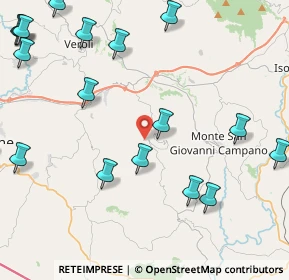 Mappa 03022 Boville Ernica FR, Italia (6.21222)