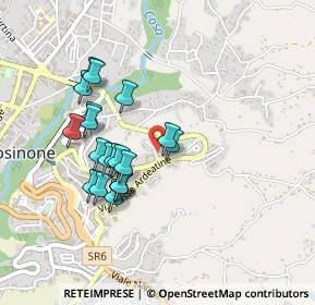 Mappa Piazza Risorgimento, 03100 Frosinone FR, Italia (0.4315)