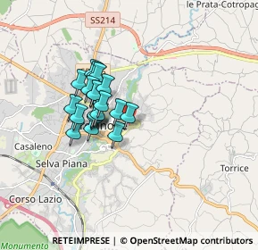 Mappa Piazza Risorgimento, 03100 Frosinone FR, Italia (1.345)