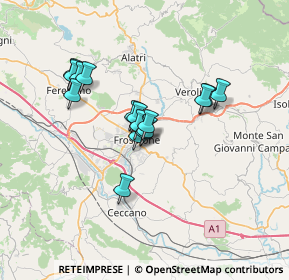 Mappa Piazza Risorgimento, 03100 Frosinone FR, Italia (5.48438)