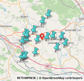 Mappa Via Valle Sant'Andrea, 03029 Veroli FR, Italia (7.04)