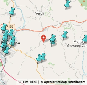 Mappa Via Valle Sant'Andrea, 03029 Veroli FR, Italia (6.334)