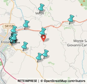 Mappa Via Valle Sant'Andrea, 03029 Veroli FR, Italia (5.25765)