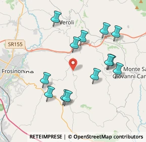 Mappa Via Valle Sant'Andrea, 03029 Veroli FR, Italia (4.07077)