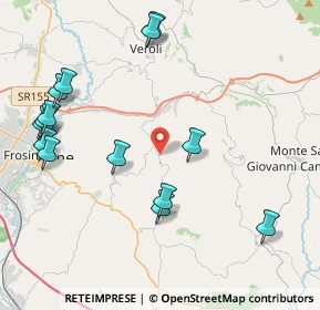 Mappa Via Valle Sant'Andrea, 03029 Veroli FR, Italia (5.14786)