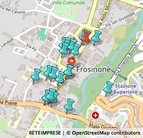 Mappa Via Francesco Veccia, 03100 Frosinone FR, Italia (0.205)