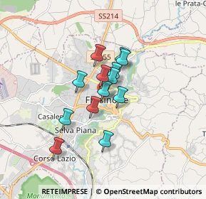 Mappa Via Francesco Veccia, 03100 Frosinone FR, Italia (1.21769)