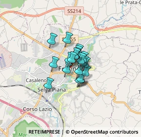 Mappa Via Francesco Veccia, 03100 Frosinone FR, Italia (0.8305)