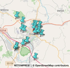 Mappa Via Francesco Veccia, 03100 Frosinone FR, Italia (3.055)